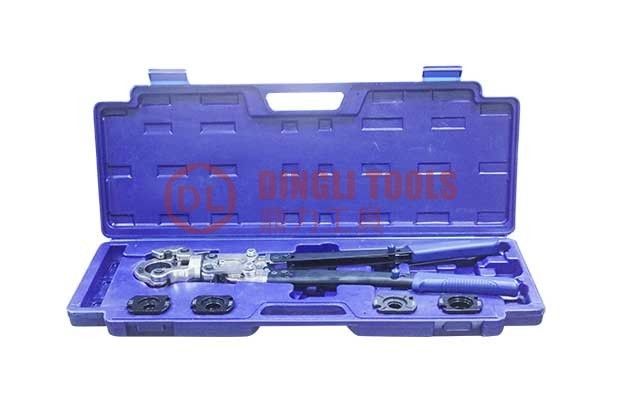 2.9kg DL-1432-B ম্যানুয়াল ক্রিমিং টুল 14mm 16mm 20mm ঘূর্ণনযোগ্য মাথা সহ